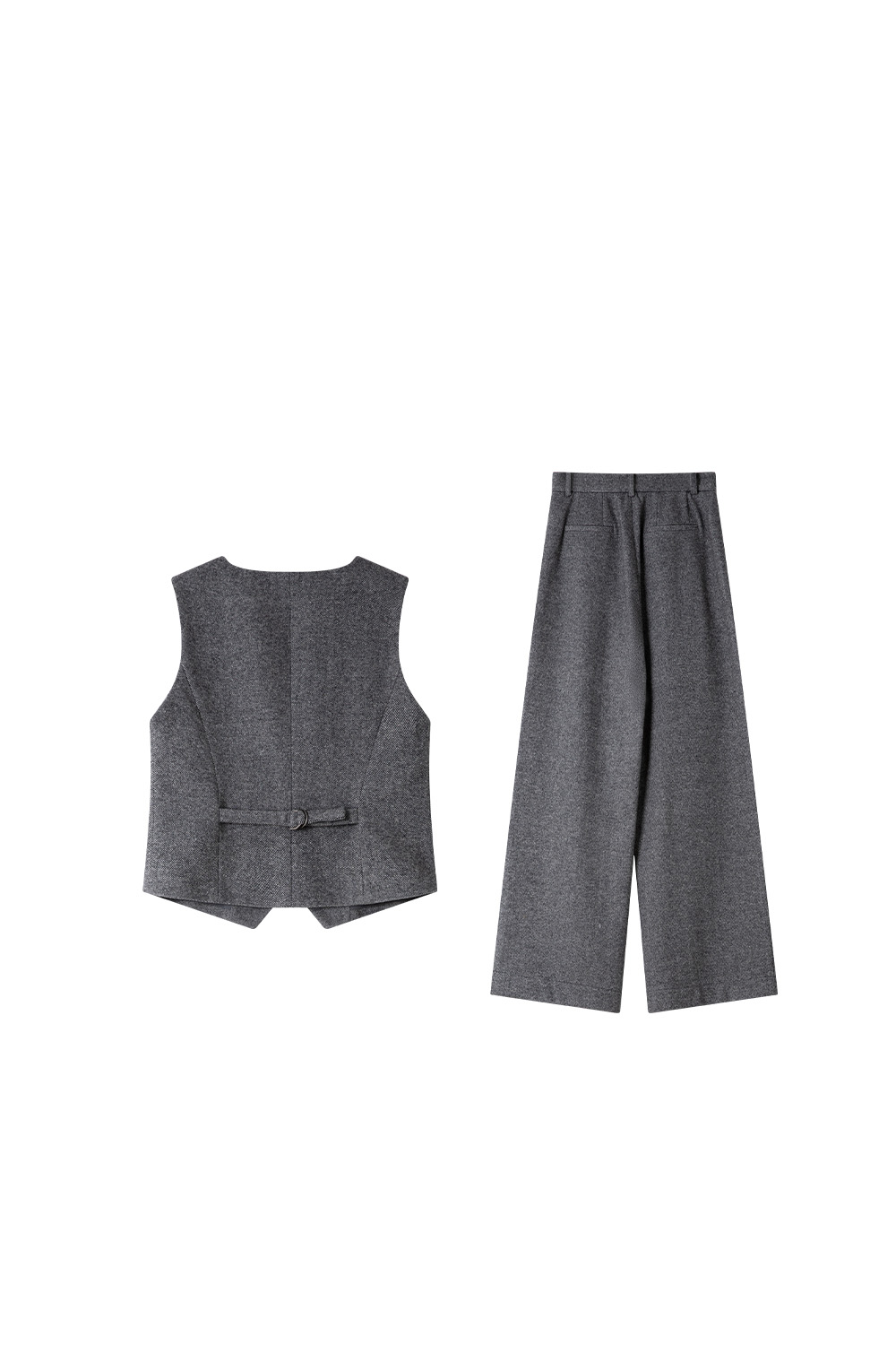 Minimalist Suitstyle Vest Set-VIMLYSTORE