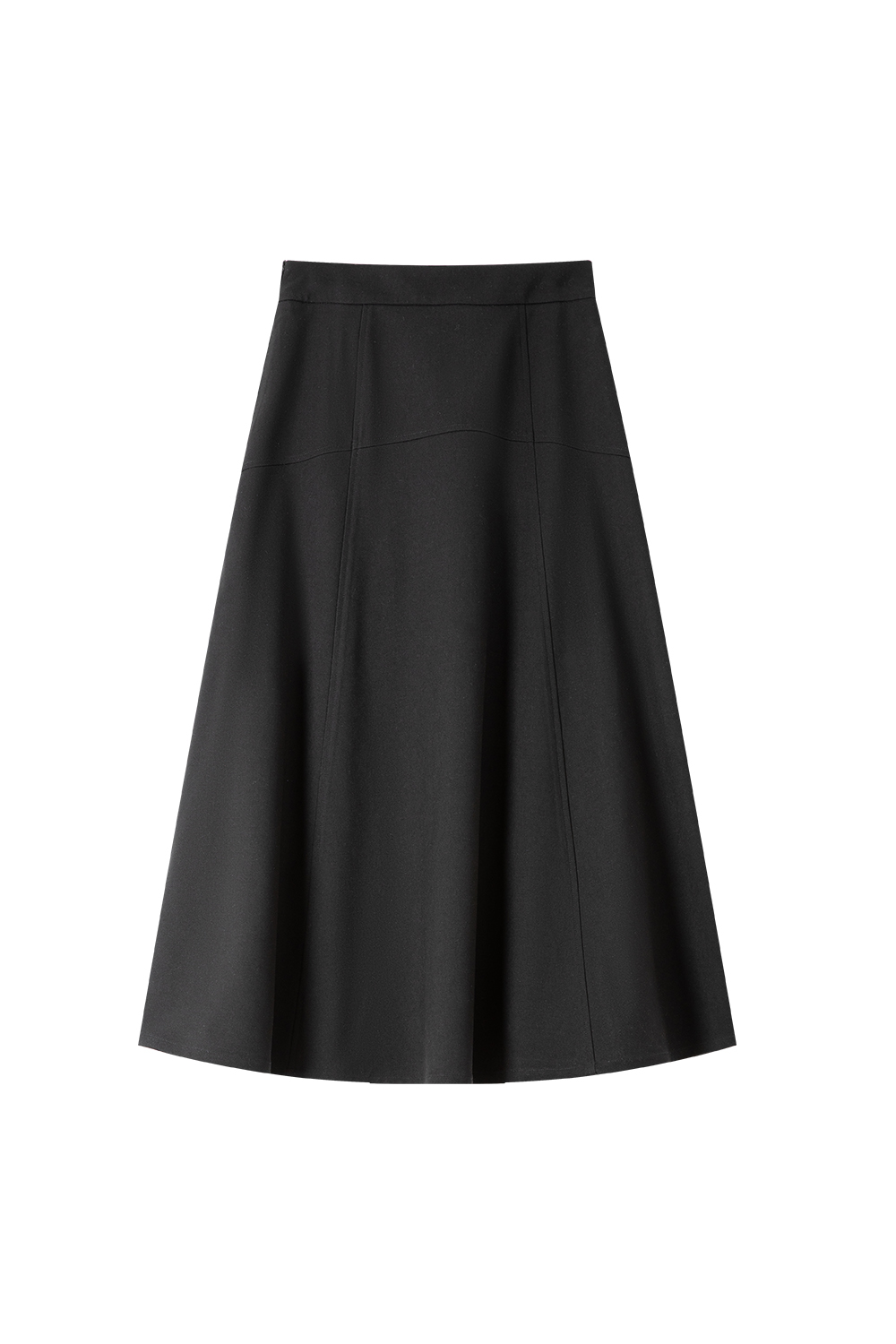 Modern Wool Blend Skirt-VIMLYSTORE