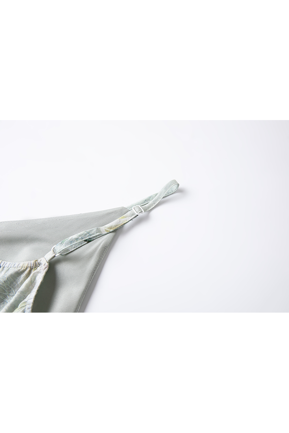 Contemporary Chinese V-Neck Lyocell Slip A-Line Maxi Dress-VIMLYSTORE