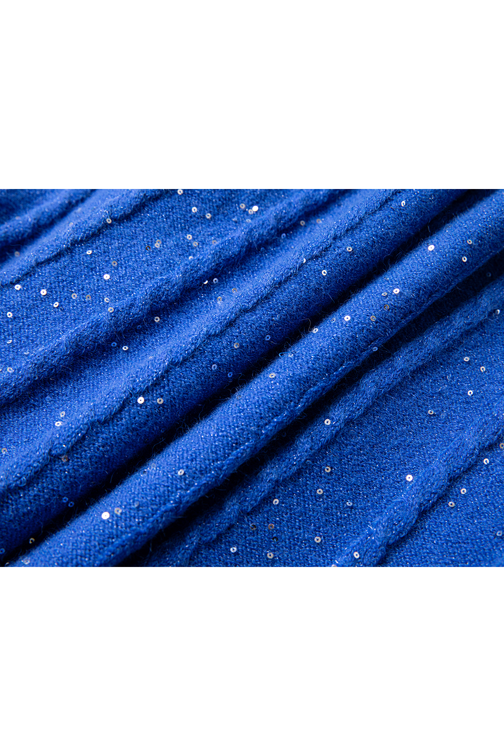 Sequin-Embellished Cable-Knit Cardigan-VIMLYSTORE