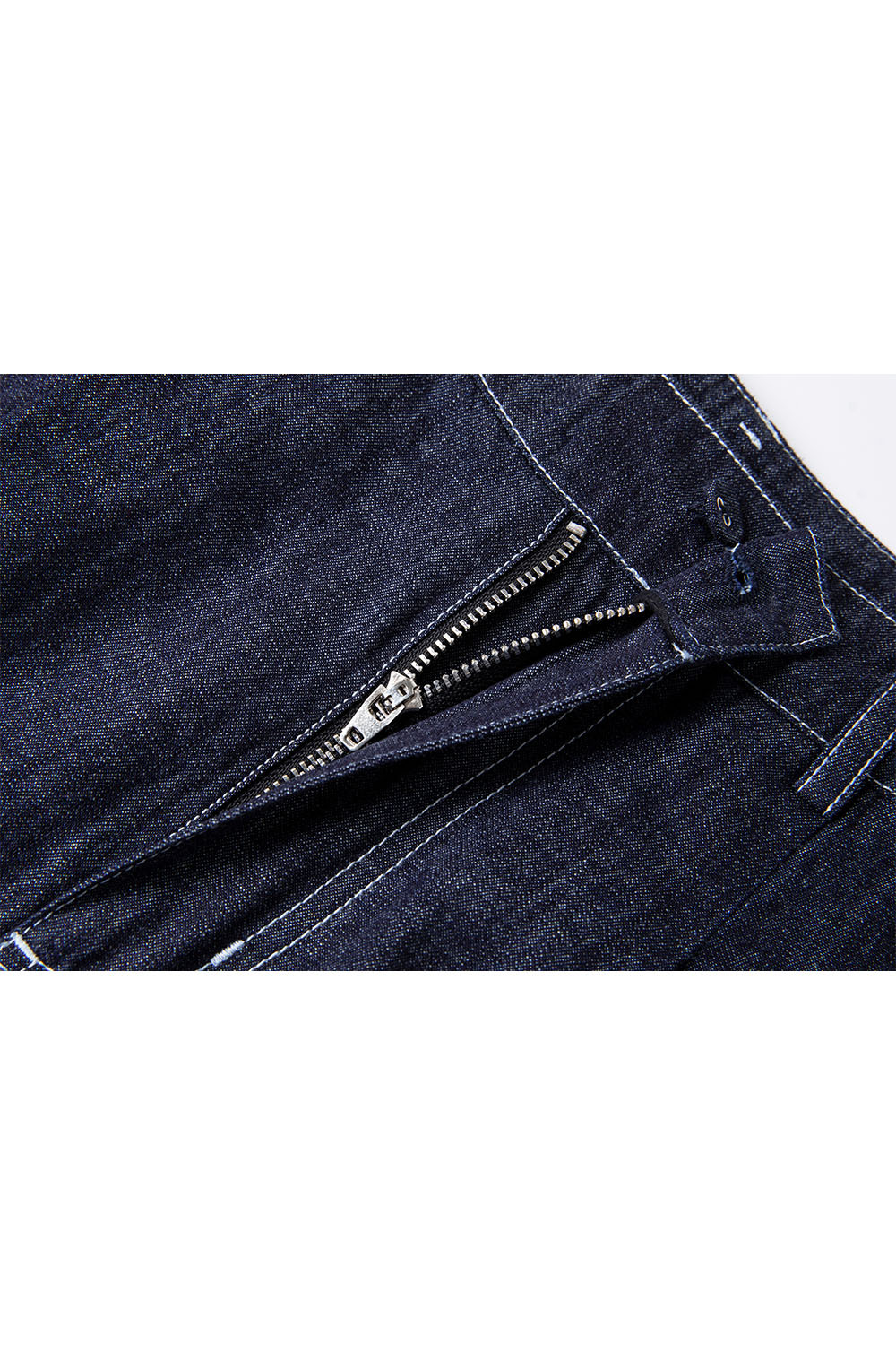 Minimalist Straight Denim Suit