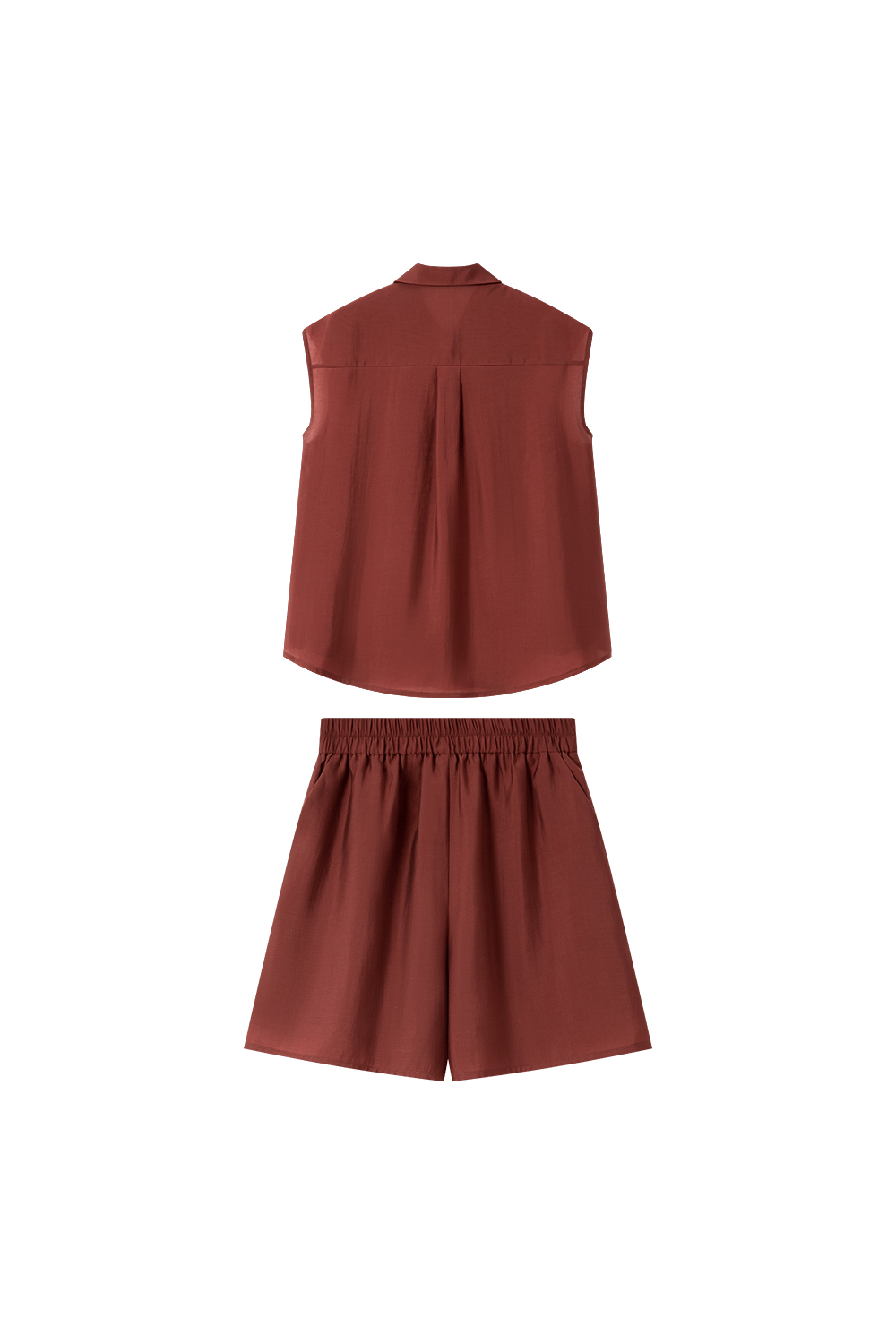 Lyocell Lapel Solid Color Suit