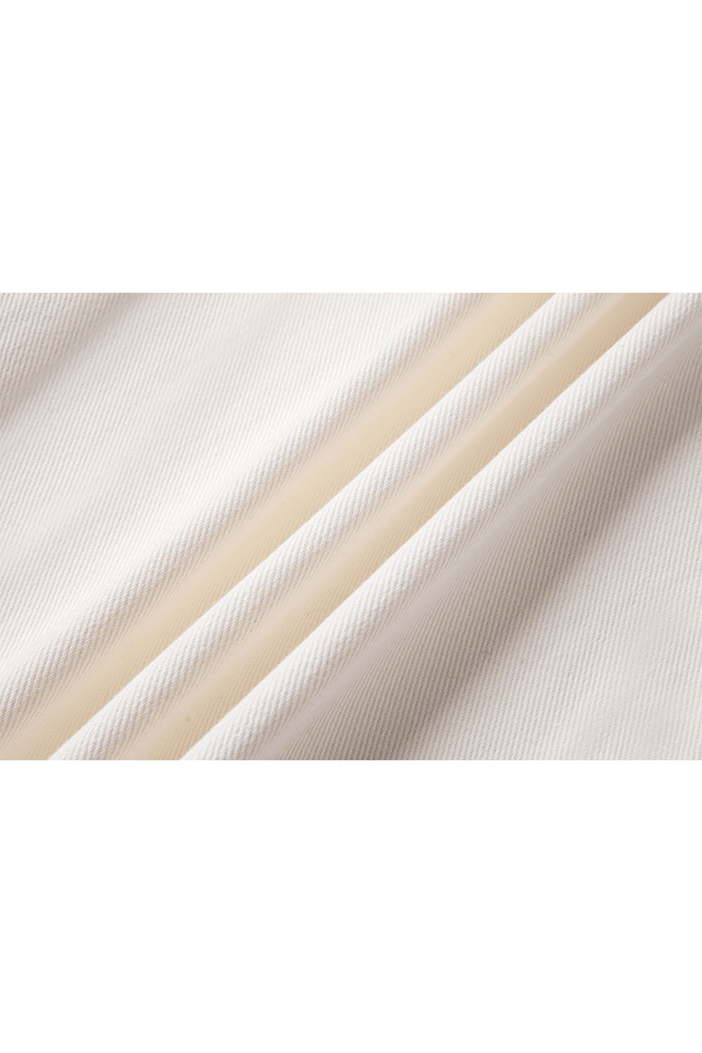 100% Cotton Denim Wide-Leg Pants