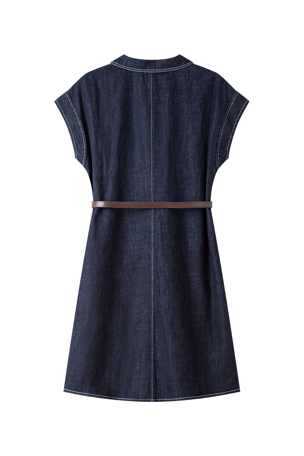 Straight Washed Denim Dress