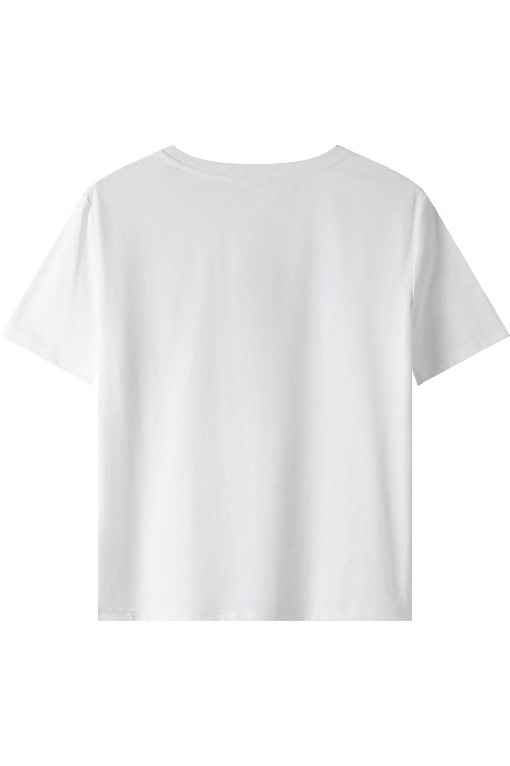 Exquisite Printed Round Neck T-Shirt