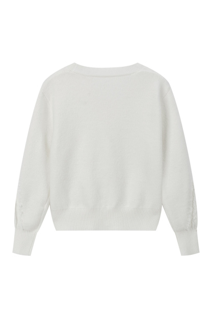 Casual V-Neck Knitted Cardigan