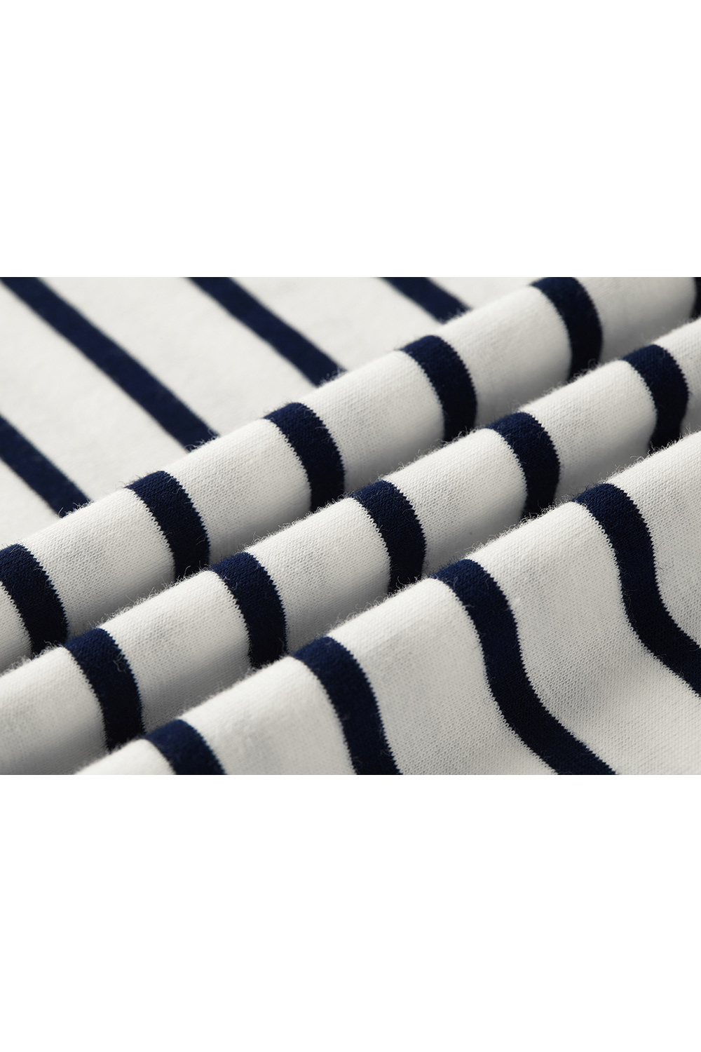 Minimalist Striped Round Neck T-Shirt-VIMLYSTORE