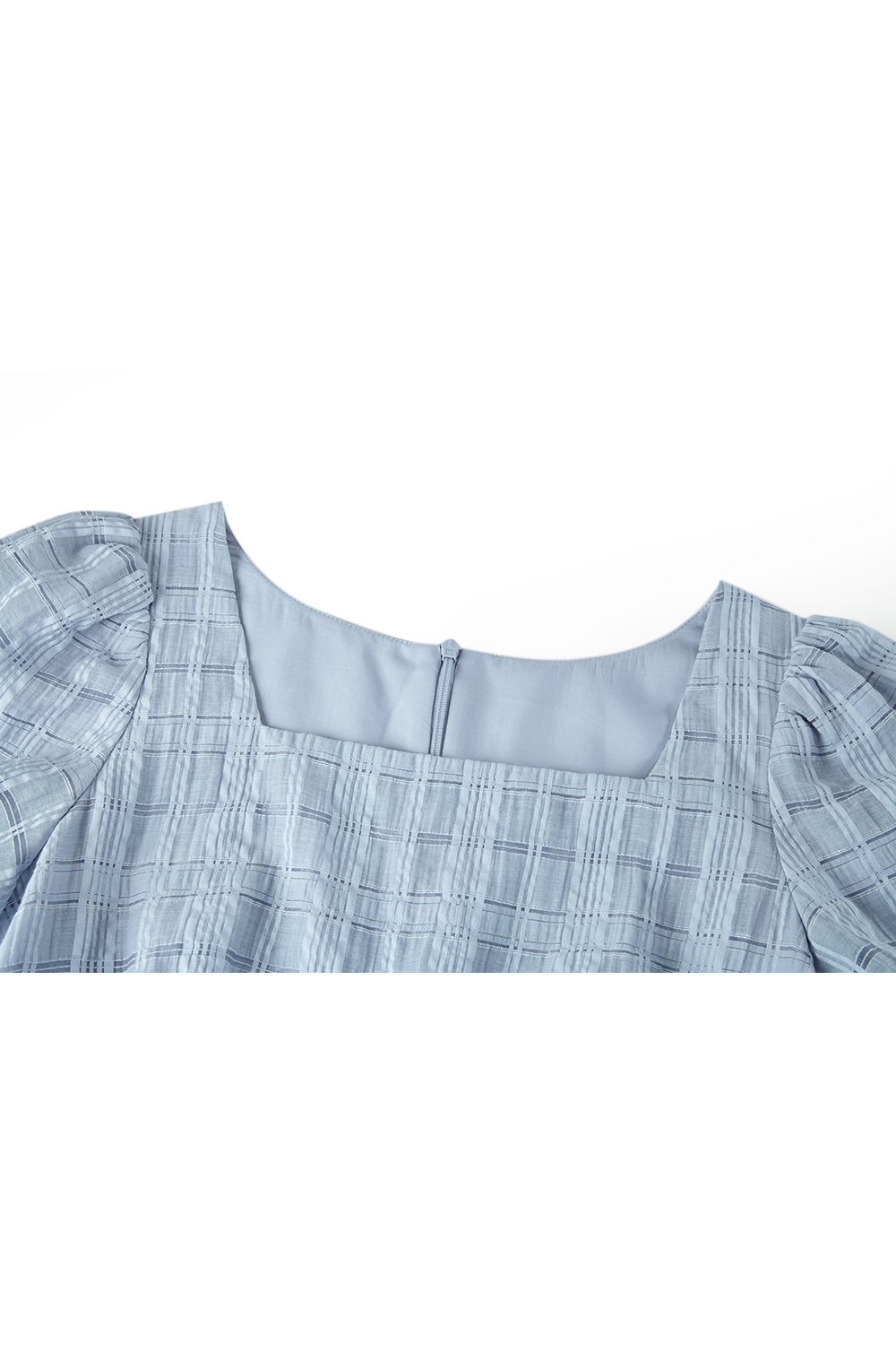 Hidden Plaid A-Line Skirt