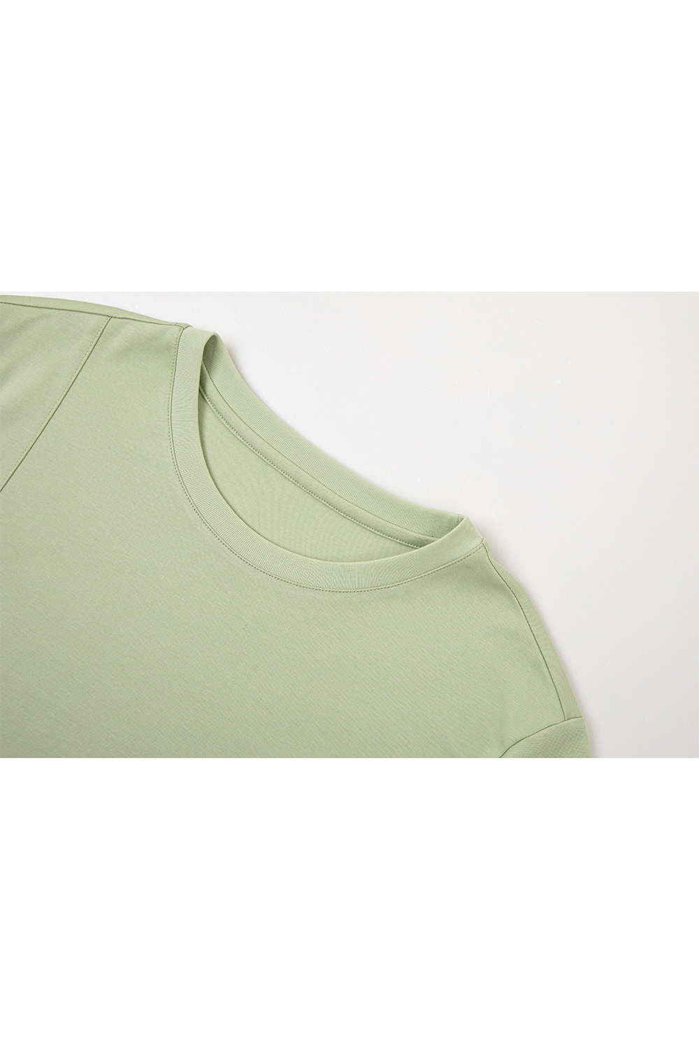 Light Luxury Mercerized Contrast Color T-Shirt