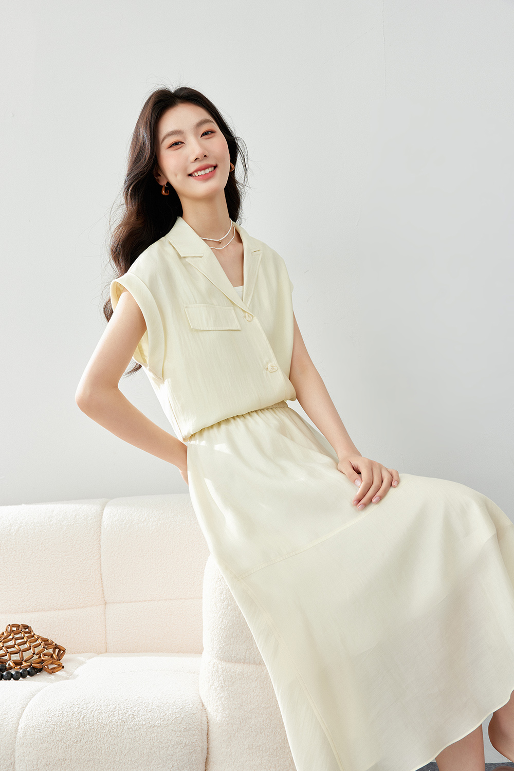 Unrestrained comfortable Lyocell suit.