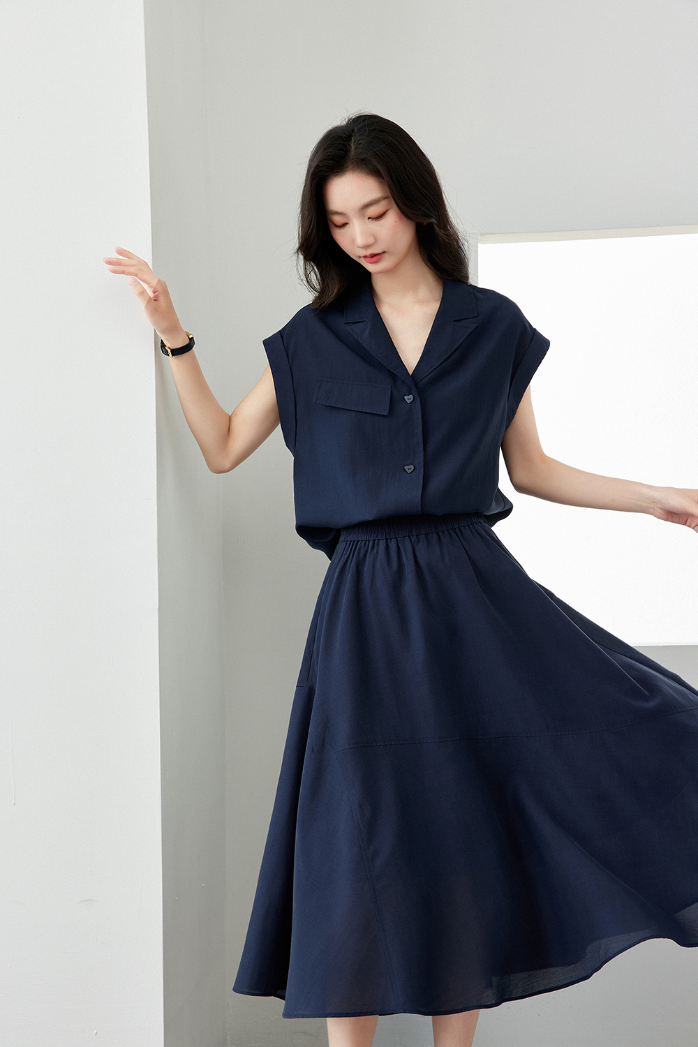 Unrestrained comfortable Lyocell suit.
