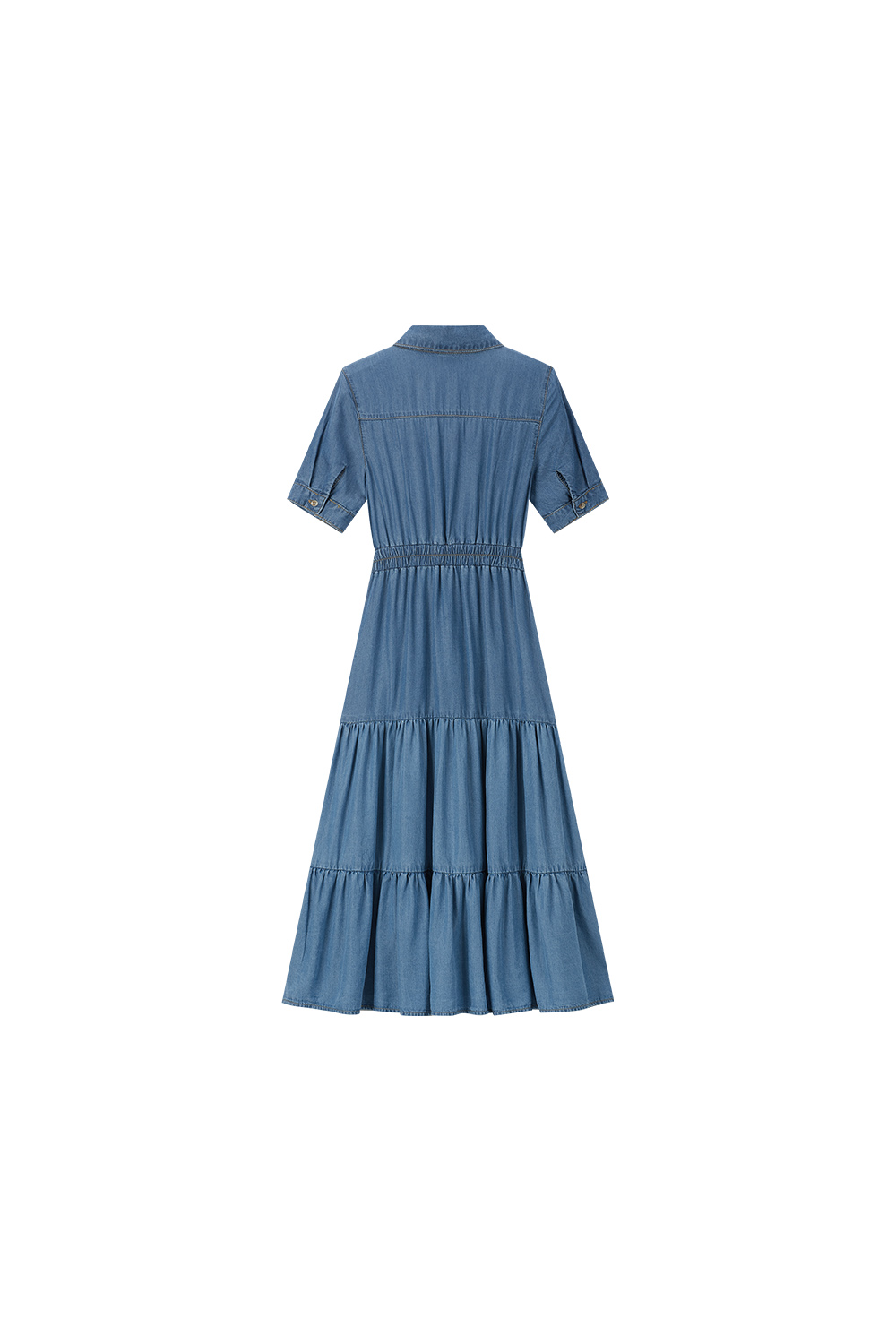 Tencel Denim Multi-Layer Dress