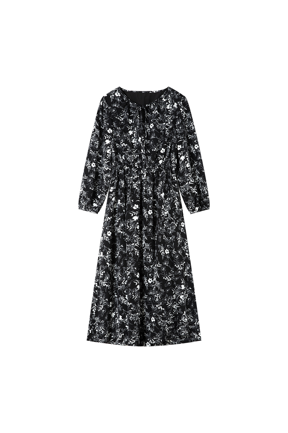 Romantic French Floral Dress