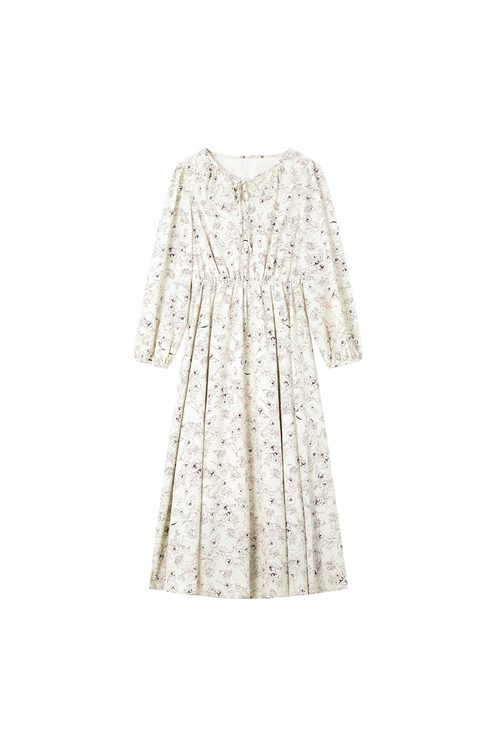 Romantic French Floral Dress