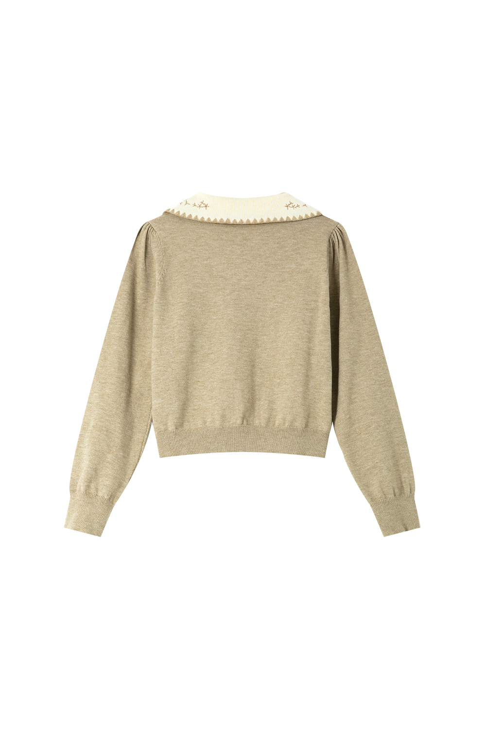 Retro Embroidered Knitted Cardigan