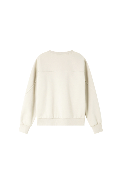 Casual Solid Color Warm Sweatshirt
