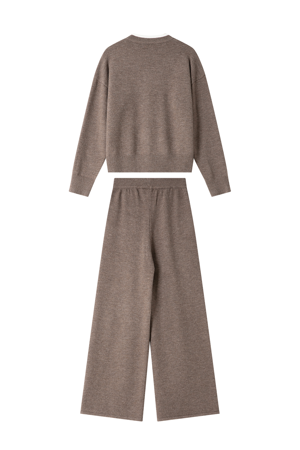 Textured Wool Blend Suit-VIMLYSTORE