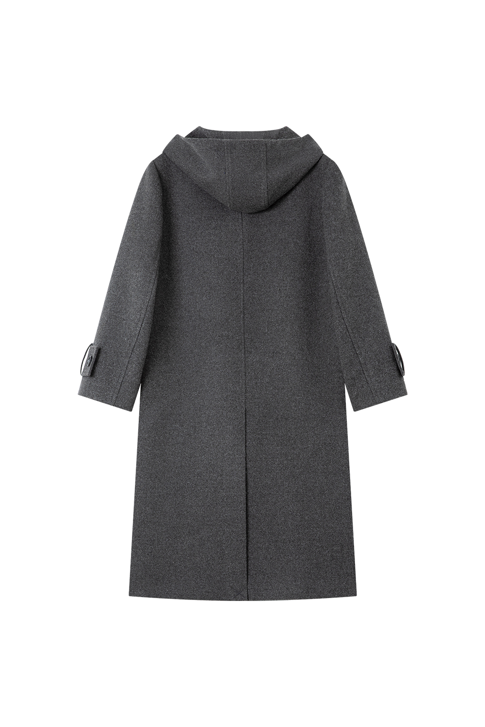 Solid Color Quilted Cotton-Padded Hooded Coat-VIMLYSTORE