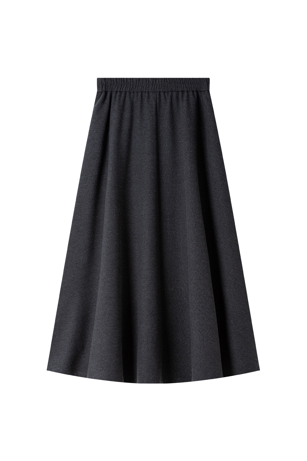 High-Waisted Irregular Midi Skirt-VIMLYSTORE