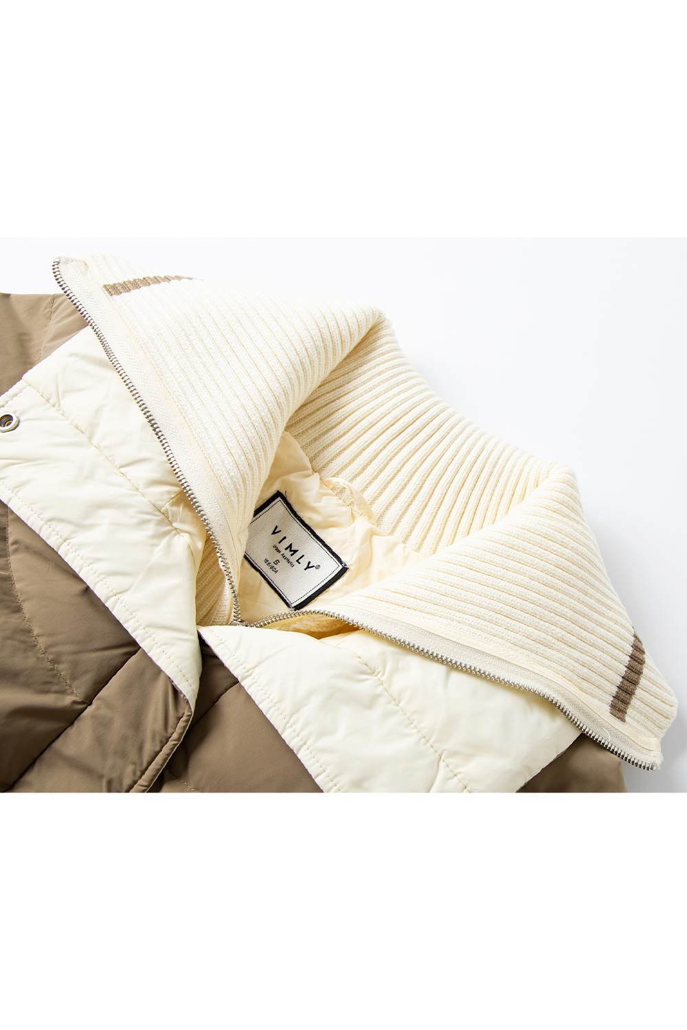 Fashionable White Duck Down Warm Down Jacket-VIMLYSTORE