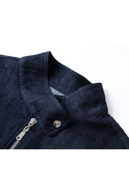 Neckline Design Denim Jacket