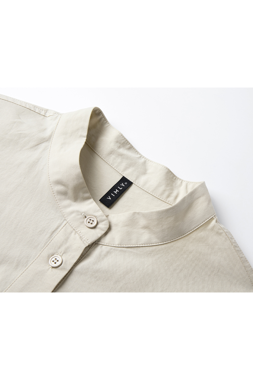 Cotton Casual Shirt Dress-VIMLYSTORE