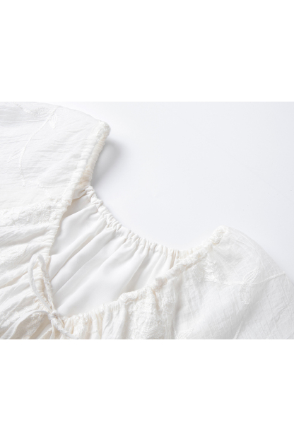 Embroidered Texture Dress