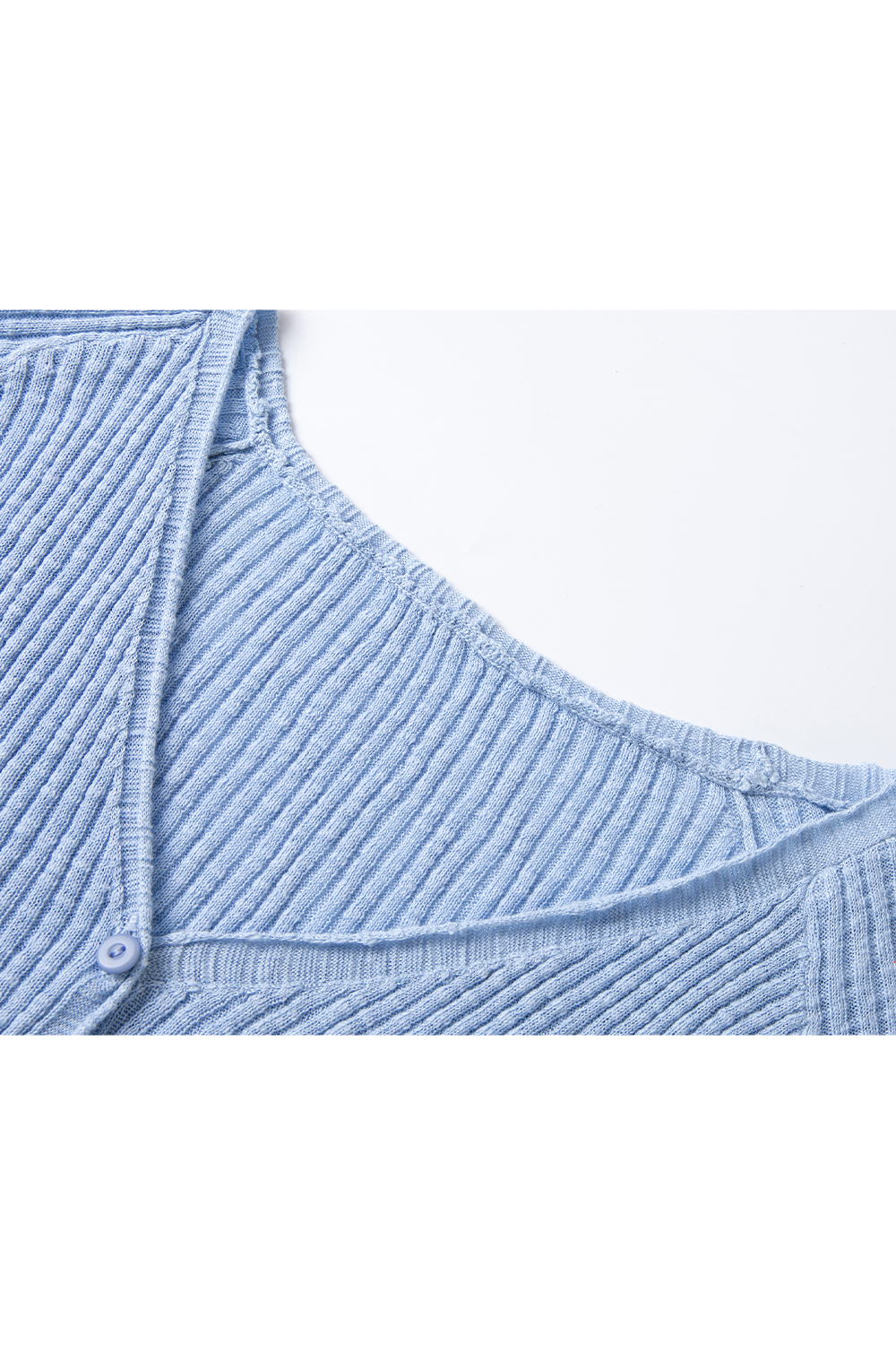 Striped Solid Color Knit Cardigan-VIMLYSTORE