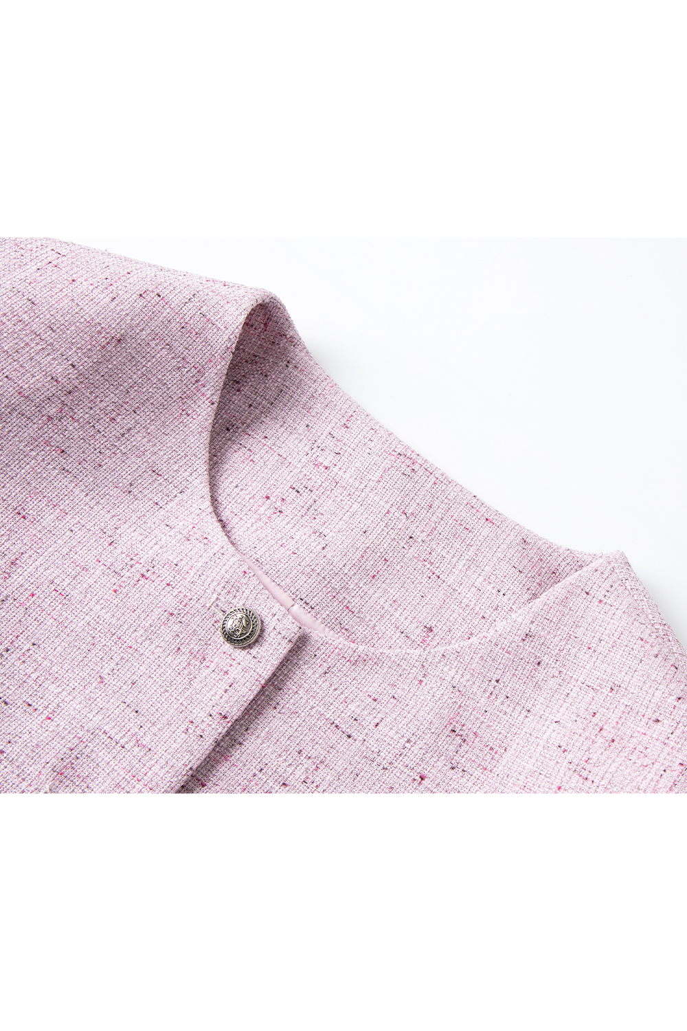 Elegant Tweed Jacket-VIMLYSTORE