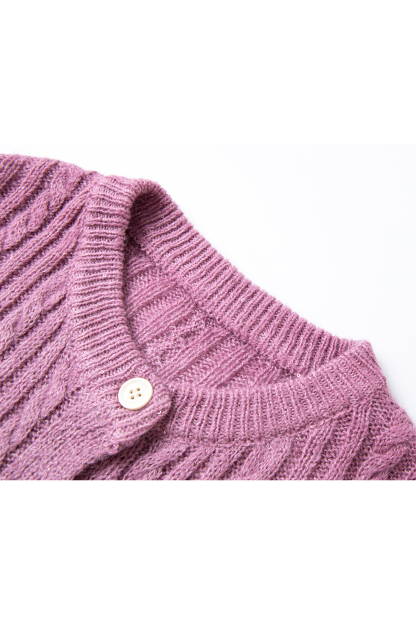 Romantic Gradient Knitted Cardigan