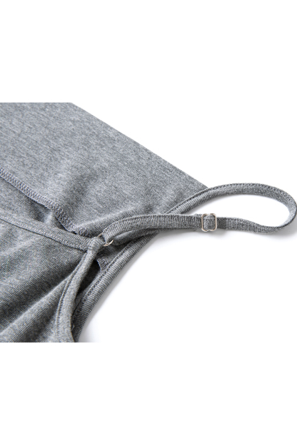 Grey Elegant Knitted Suit