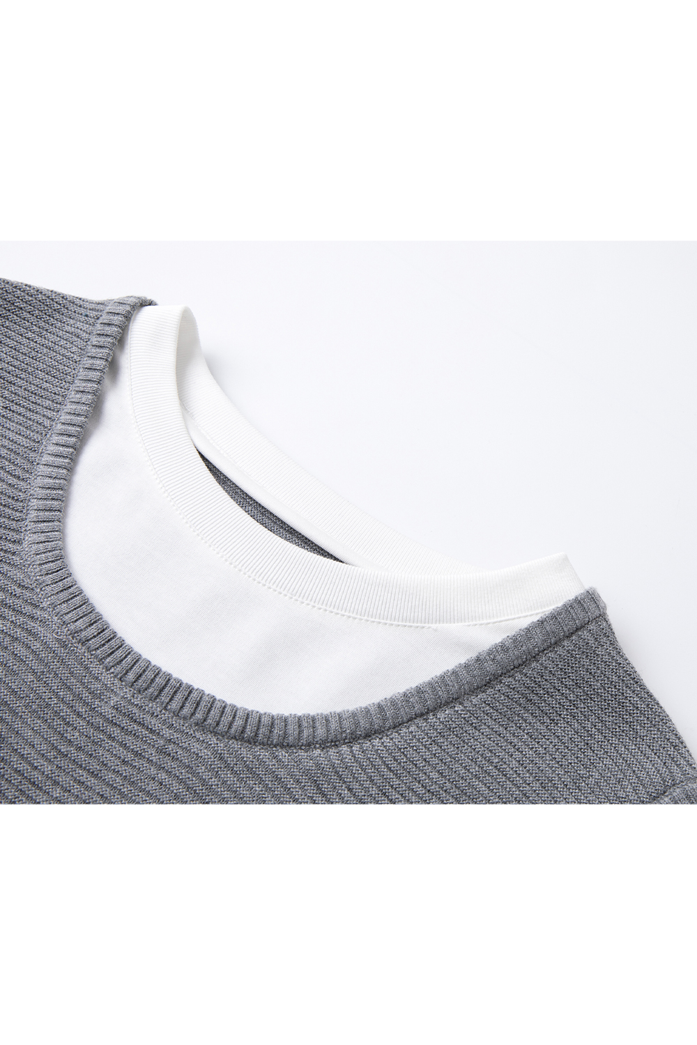 Simple Knit Overlay Top