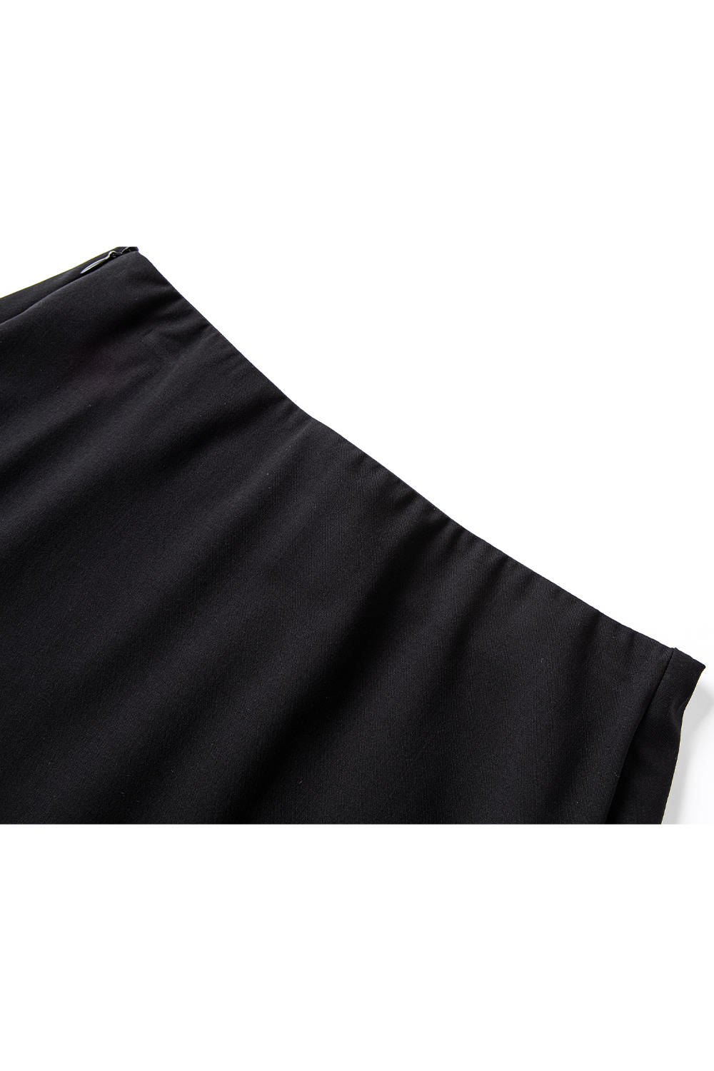 Wool Blend Black Skirt-VIMLYSTORE