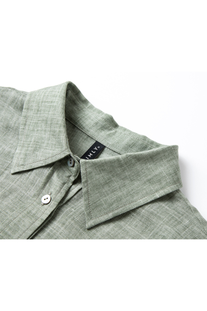 Ramie Tencel Shirt Suit