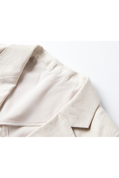 Linen Business Casual Suit