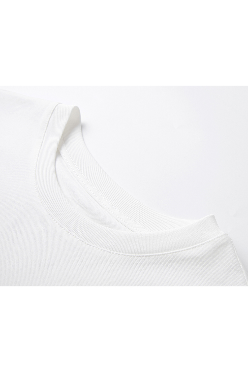 Cotton Solid Color Knitted T-Shirt