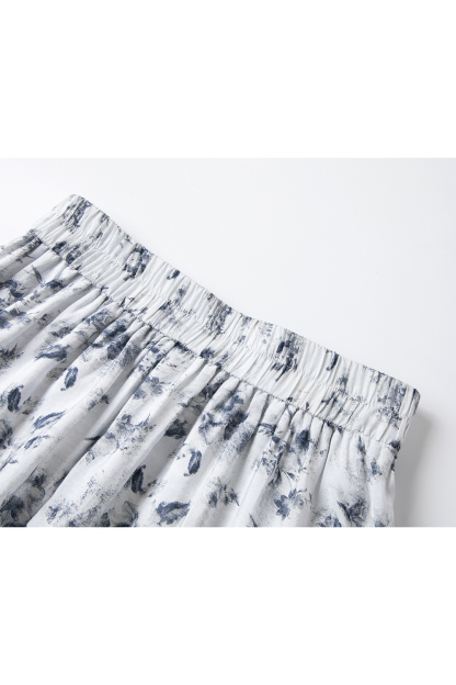 Fresh Tencel Printed Skirt