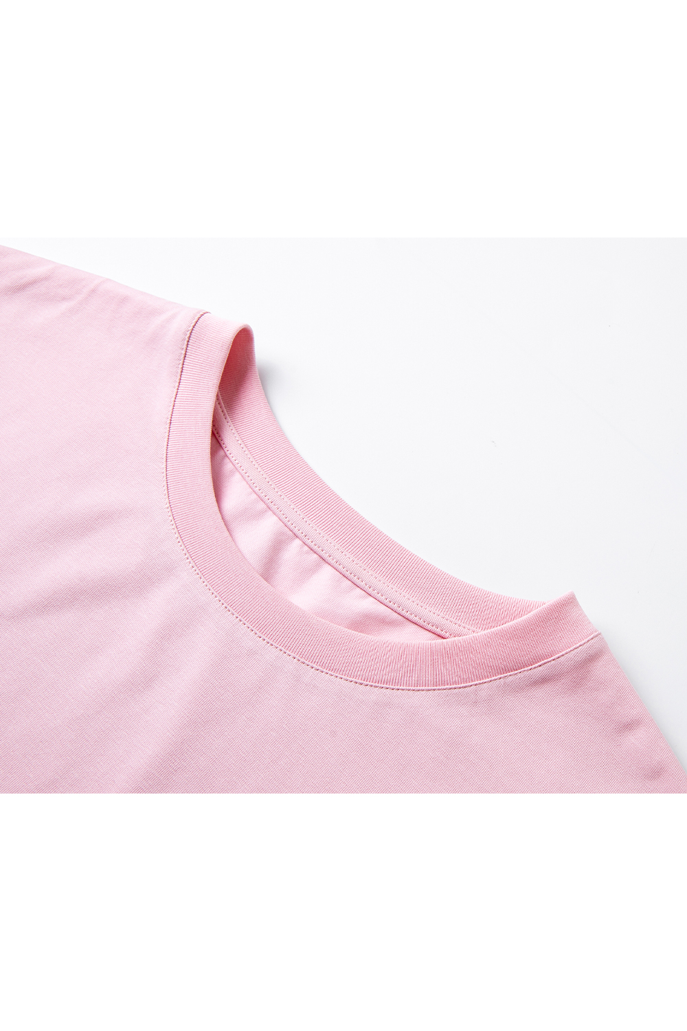 Lace Decoration Solid Color T-Shirt