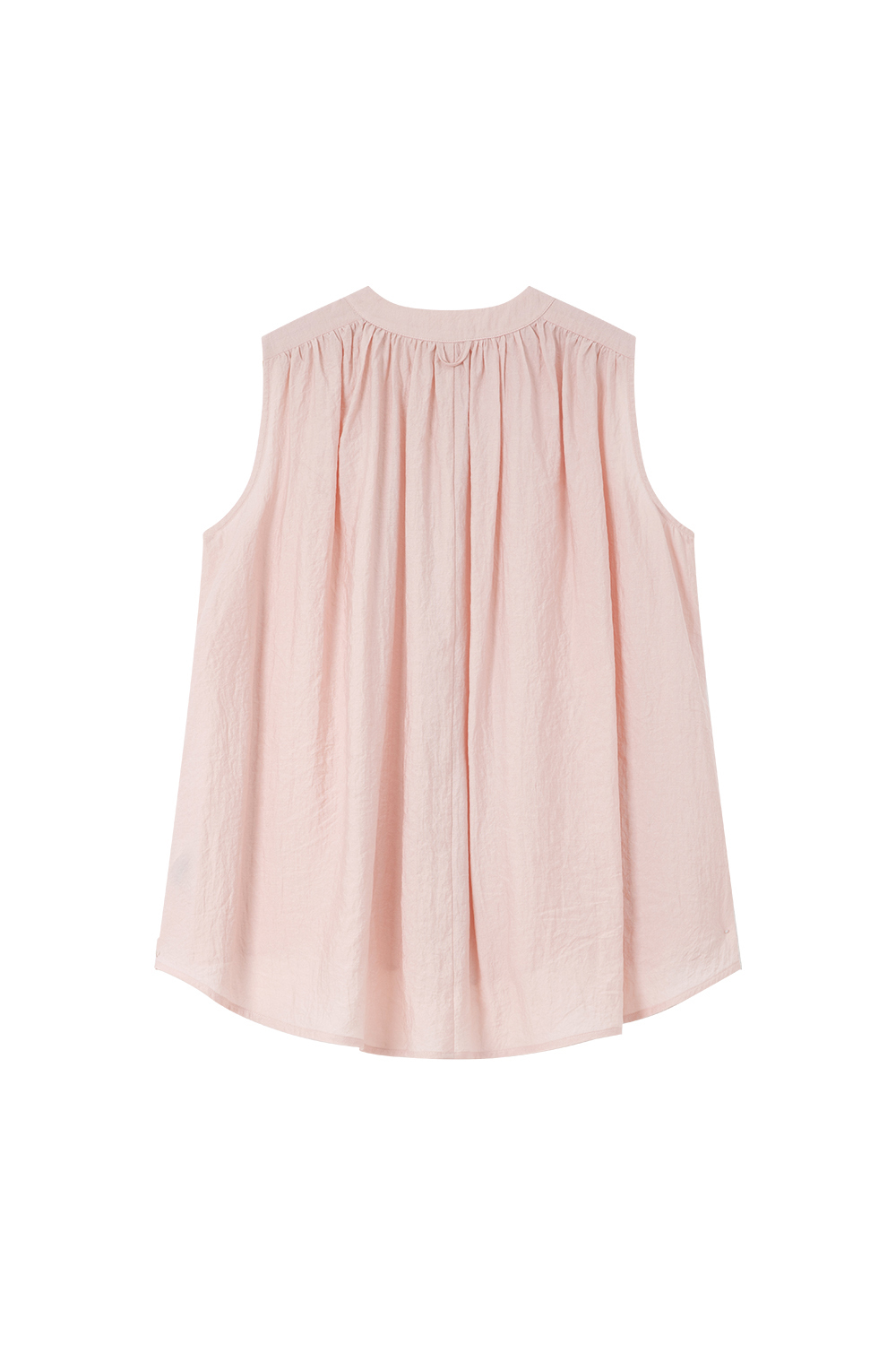 Lazy-Chic Sleeveless Oversized Shirt