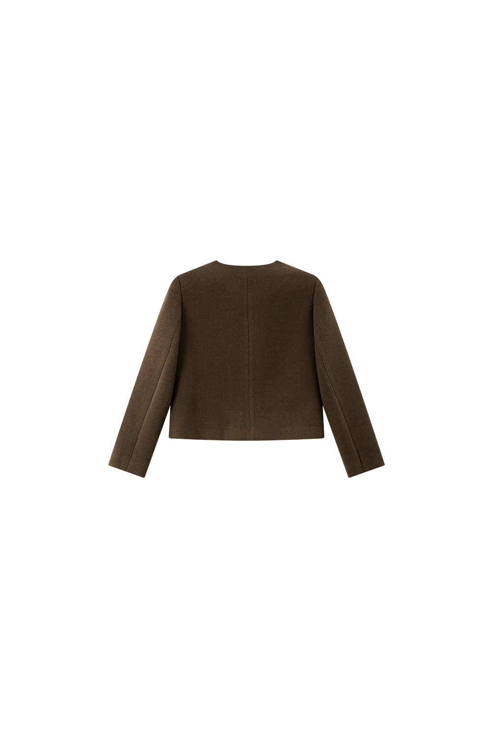 Coffee-colored vintage elegant suit