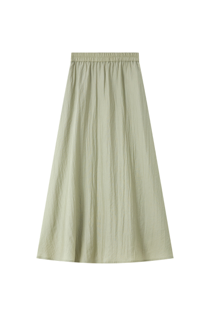 French-Casual Round Neck Sleeveless Top with Flowy Skirt Set-VIMLYSTORE