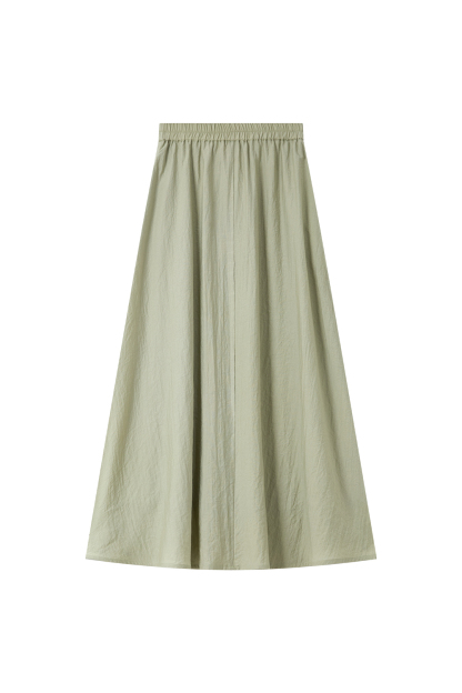 French-Casual Round Neck Sleeveless Top with Flowy Skirt Set-VIMLYSTORE