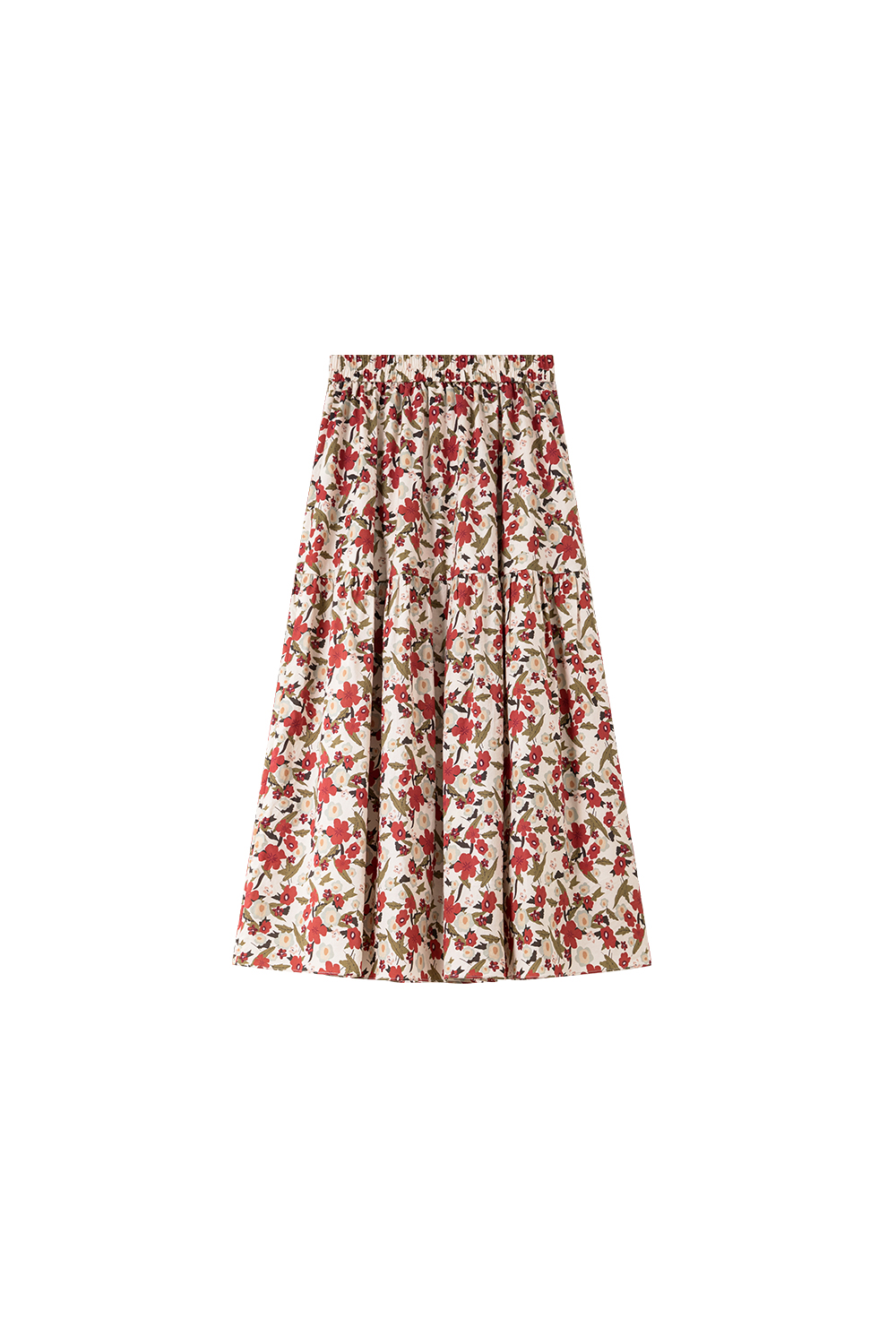 Vacation Knit Twin Set with Flowy Skirt-VIMLYSTORE