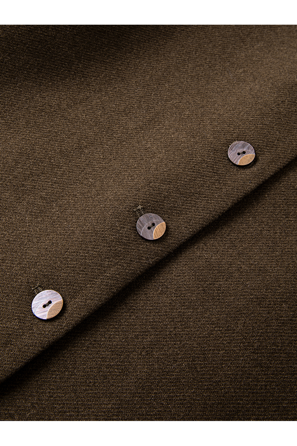 Coffee-colored vintage elegant suit