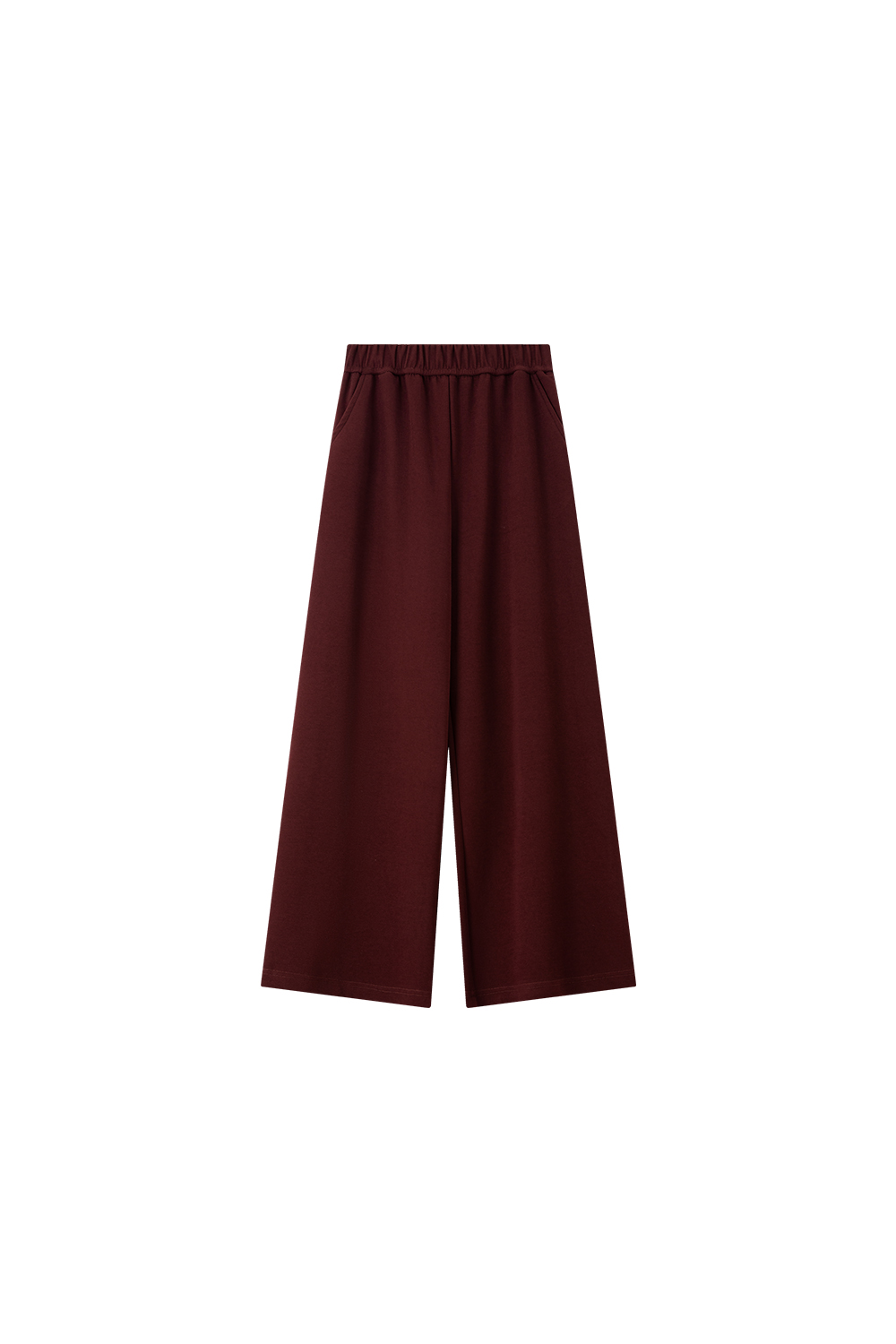 Hollow embroidered round neck tops and trousers-VIMLYSTORE