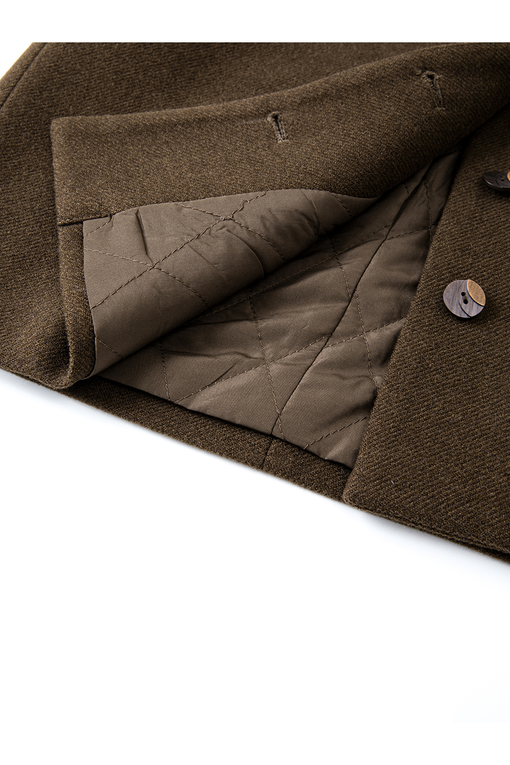 Coffee-colored vintage elegant suit