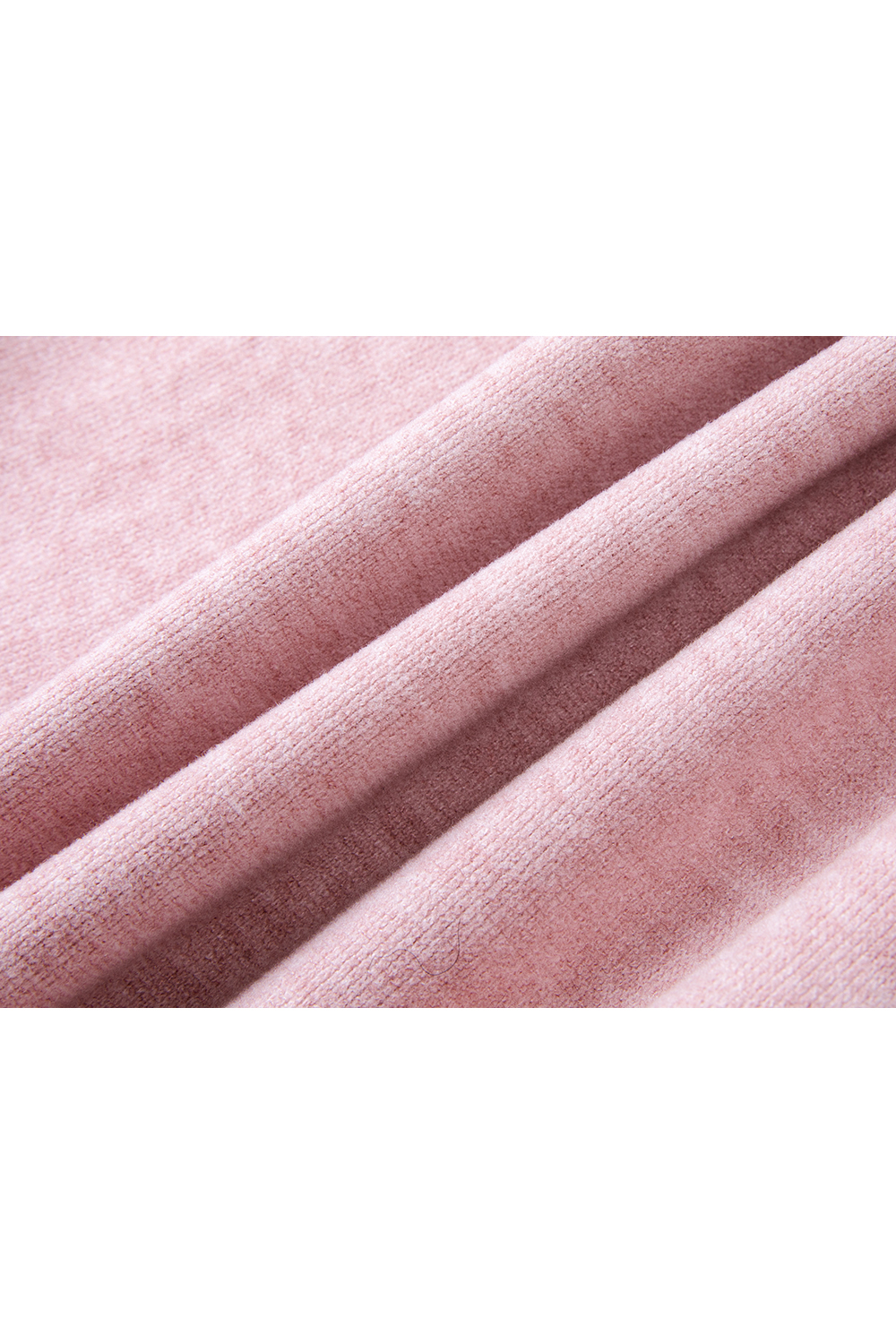 Pink stand collar zipper tracksuit