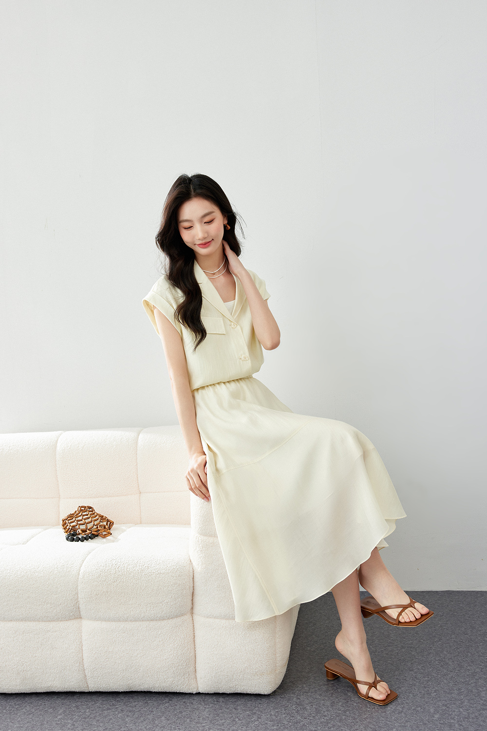 Unrestrained comfortable Lyocell suit.