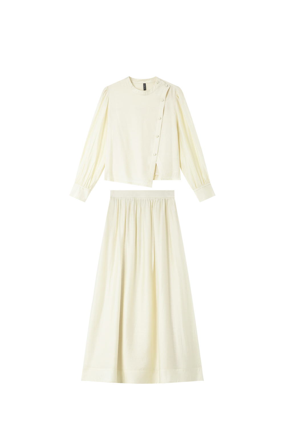 French Apricot Two-Piece Suit