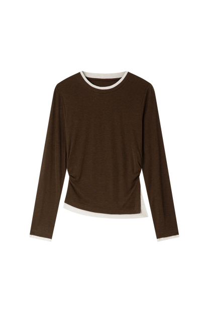 Faux Two-Piece Knitted Base Layer